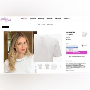 Chiara Ferragni Feminist T-Shirt